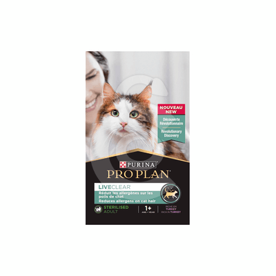 Pro Plan Cat Liveclear Sterilised Adult Dinde