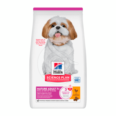 Chien Mature Adult 7+ Small&Mini Poulet