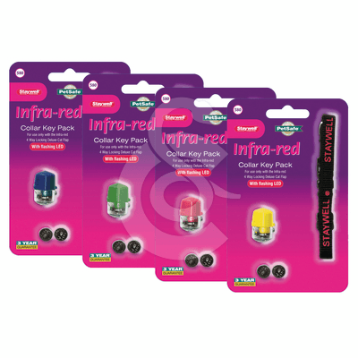 Clé infra rouge avec collier pour châtière Staywell 500