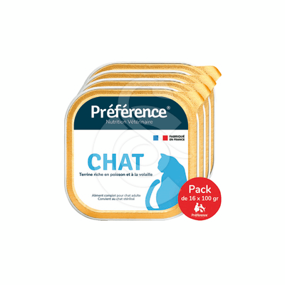 Préférence Chat Poisson &amp; Volaille Terrine