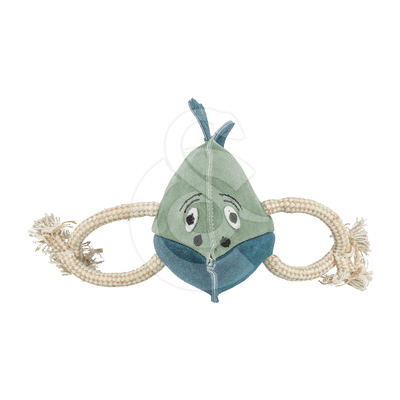 Jouet chien Trixie : Poisson en cuir sur corde