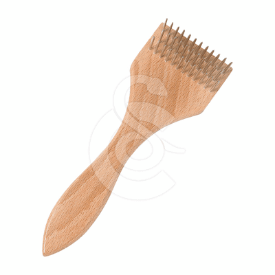 Brosse étrille IdealDog en bois