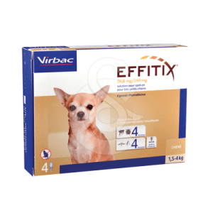 Effitix Spot On Très Petit Chien 1,5-4 kg