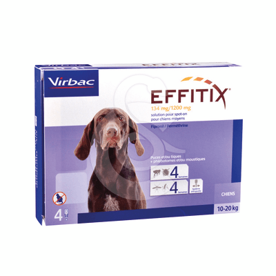 Effitix Spot On Chien Moyen 10-20 kg