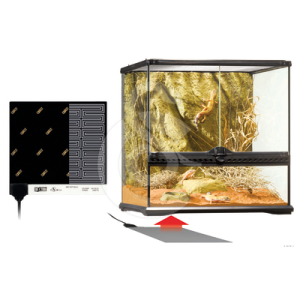 Plaque chauffante pour terrarium