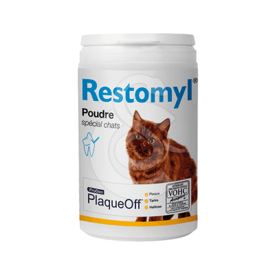Restomyl PlaqueOff Poudre Chat