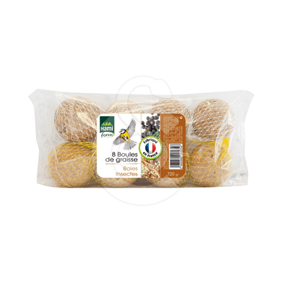 Boules de graisse Baies + Insectes
