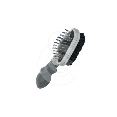 Brosse FURminator double à picots métal et poils