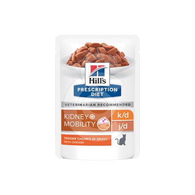 Chat k/d + Mobility Poulet Sachet Repas