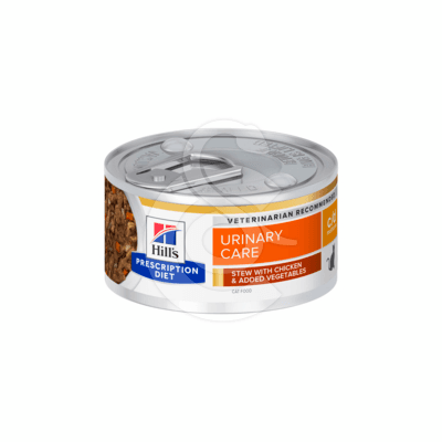 Chat c/d Urinary Multicare Mijotés Poulet &amp; Légumes Boîte