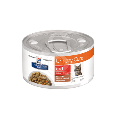Chat c/d Urinary Stress Multicare Mijotés Poul. &amp; Lég. Boîte