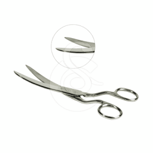 Ciseaux à crins courbes