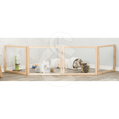 Enclos en bois usage intérieur pour lapins et cochons d'inde