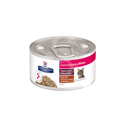 Chat Gastrointestinal Biome Mijotés Poulet &amp; Légumes Boîte