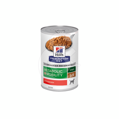 Chien j/d Metabolic + Mobility Poulet Boîte