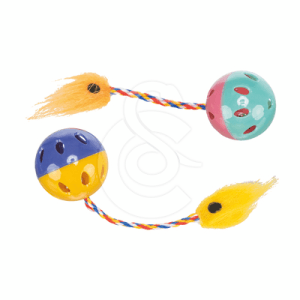 Jouet chat Trixie : Balle avec queue