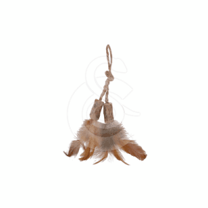 Jouet chat Wouapy : Bouchon en matatabi à plumes