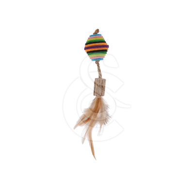 Jouet chat Wouapy : Chaplo boule à plumes