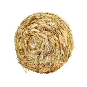 Jouet rongeur : balle en herbe séchée