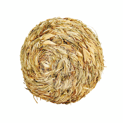 Jouet rongeur : balle en herbe séchée