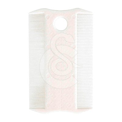 Peigne à puces sans manche en plastique