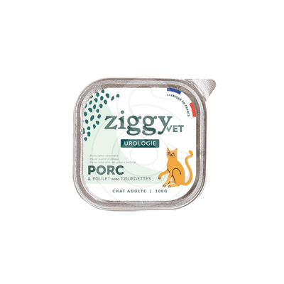 Ziggy Chat Adulte Urologie Porc Pâtée