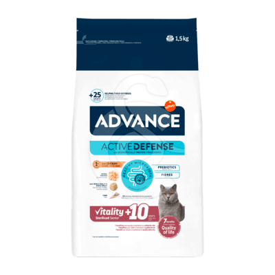 Advance Active Defense Chat Vitality +10 Sterilized Senior P