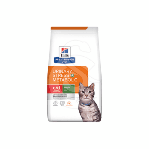 Chat c/d Urinary Stress Multicare + Metabolic Poulet