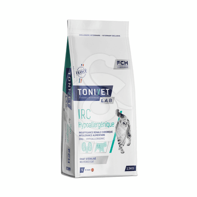 Tonivet Chat IRC Hypoallergénique