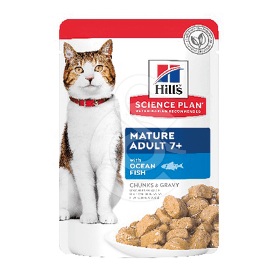 Chat Mature Adult 7+ Poisson de l'océan Sachet repas