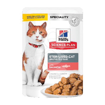 Chat Adult Sterilised Cat Saumon Sachet repas