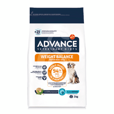 Advance Chien Weight Balance Medium Maxi Poulet