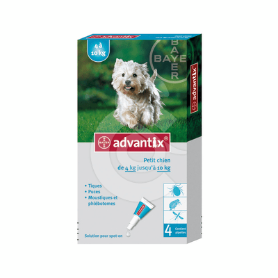Advantix Petit Chien 4-10 kg