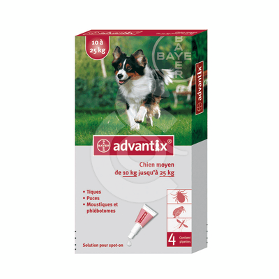 Advantix Chien Moyen 10-25 kg
