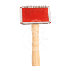 Carde IdealDog à picots souples Manche bois