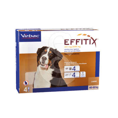 Effitix Spot On Très Grand Chien 40-60 kg