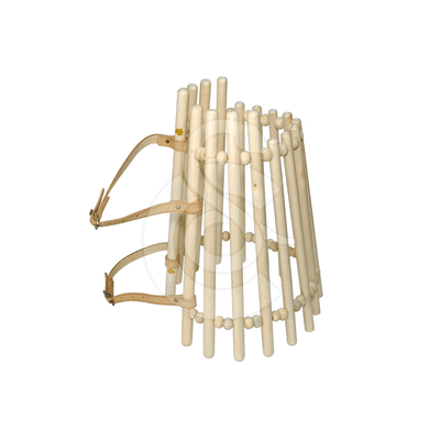 Collier de contention en bois pour équins