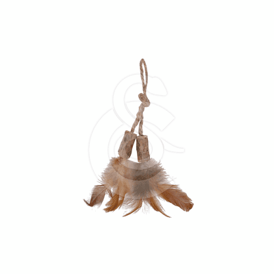 Jouet chat Wouapy : Bouchon en matatabi à plumes