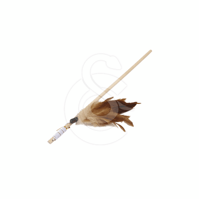 Jouet chat Wouapy : Canne à pêche plumes