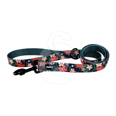 Laisse Hop Dog Pink Garden