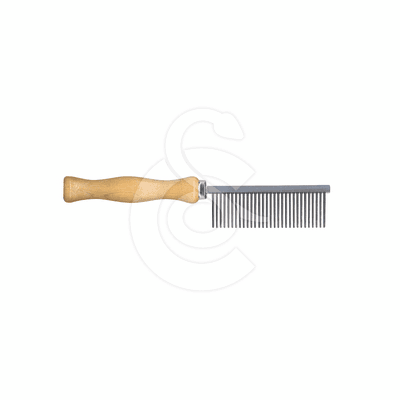 Peigne manche en bois