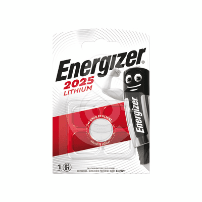 Pile bouton lithium 3V Type CR2025 Energizer