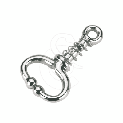 Pince mouchette à ressort chromé