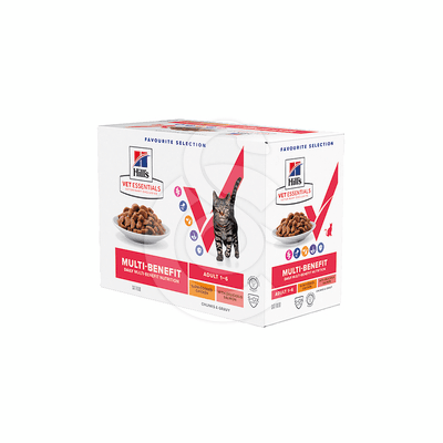 Vet Essentials Chat Multi-Benefit Adult Poulet Sa. Pack m.