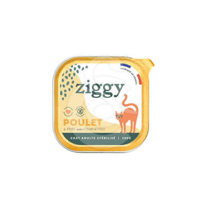 Ziggy Chat Adulte Stérilisé Poulet Pâtée