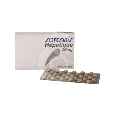 Sofcanis Hépatique 25 mg