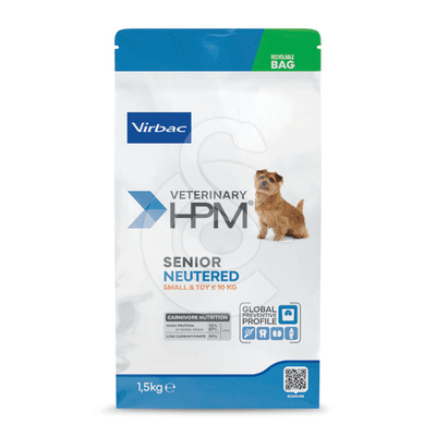Veterinary HPM Dog Senior Neutered Small & Toy