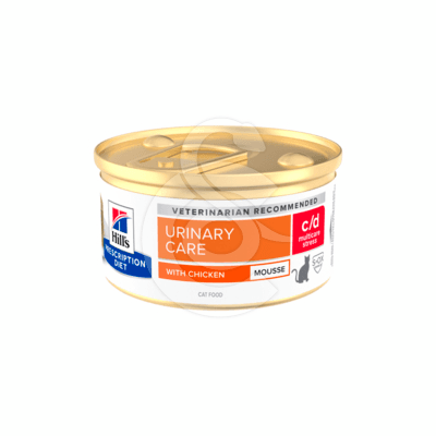 Chat c/d Urinary Stress Multicare Mousse Poulet Boîte